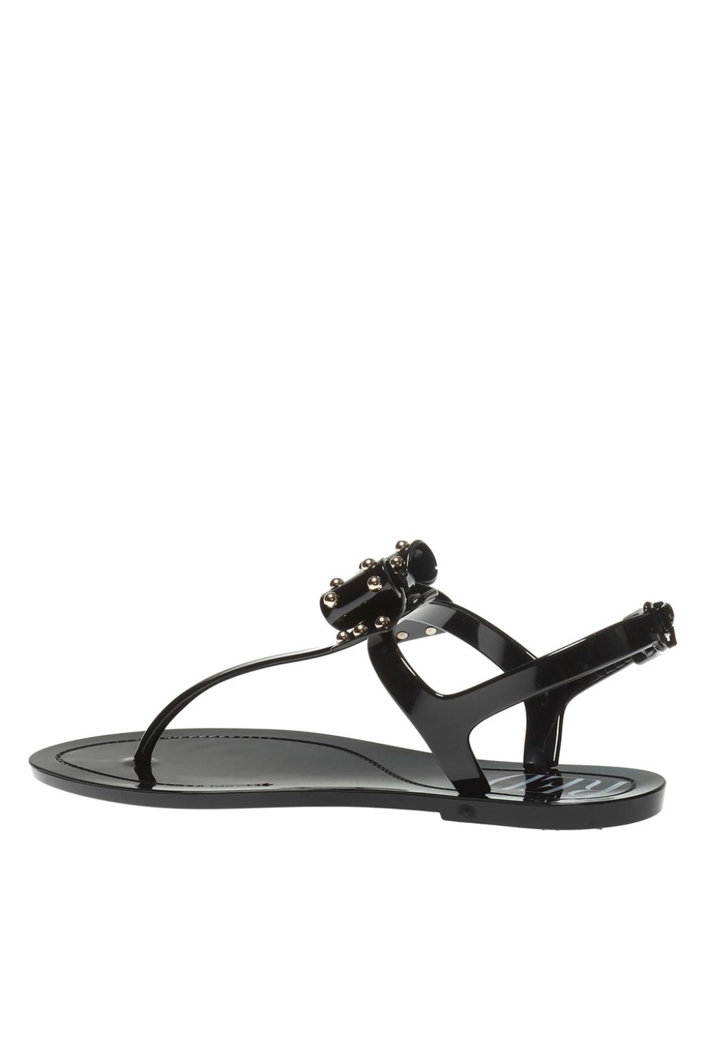 Red valentino hot sale flip flops